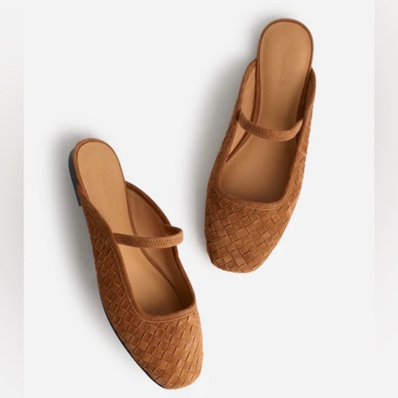 Madewell Shoes - Madewell Brown Woven Mules